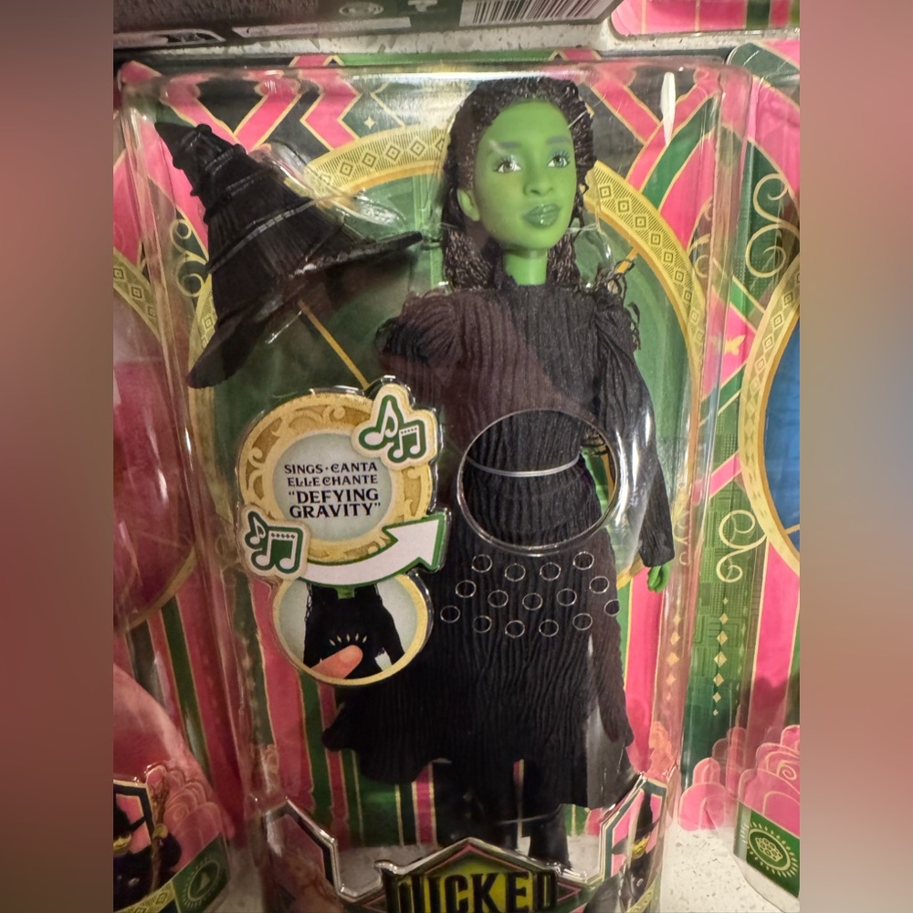 Wicked Dolls Singing Glinda and Elphaba Dolls NWB by Universal Pictures - Picture 3 of 4